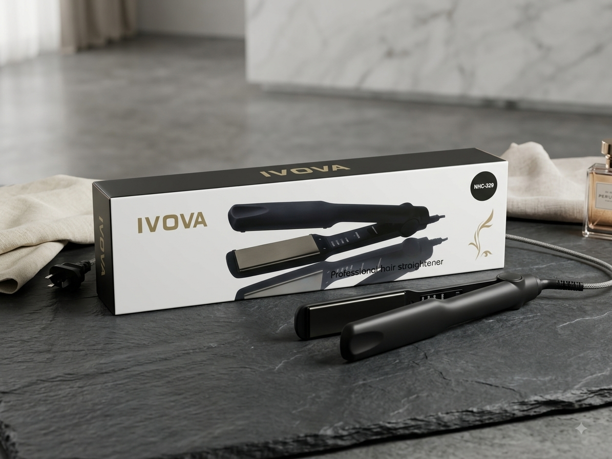 IVOVA professional corded ceramic hair straightener