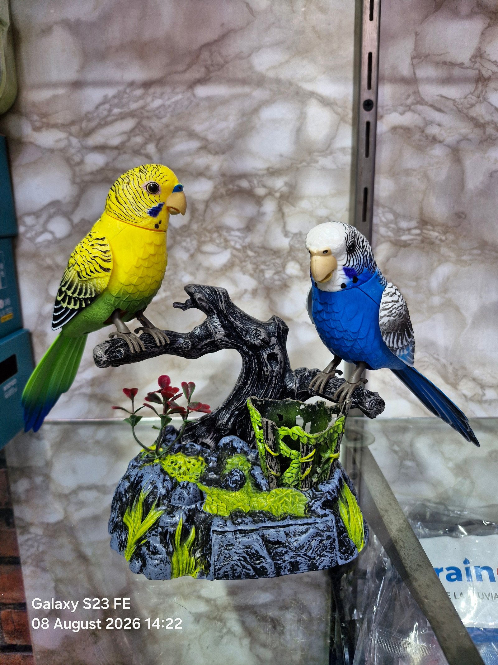 Musical Chirping Birds Tree Décor(Double Sensor)(Parrot)