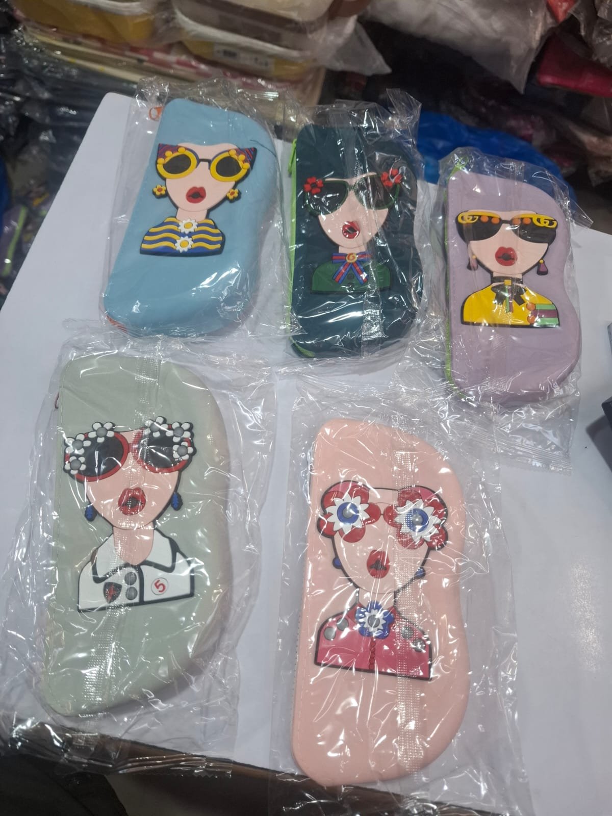 Stylish Lady Silicon Sunglasses Case